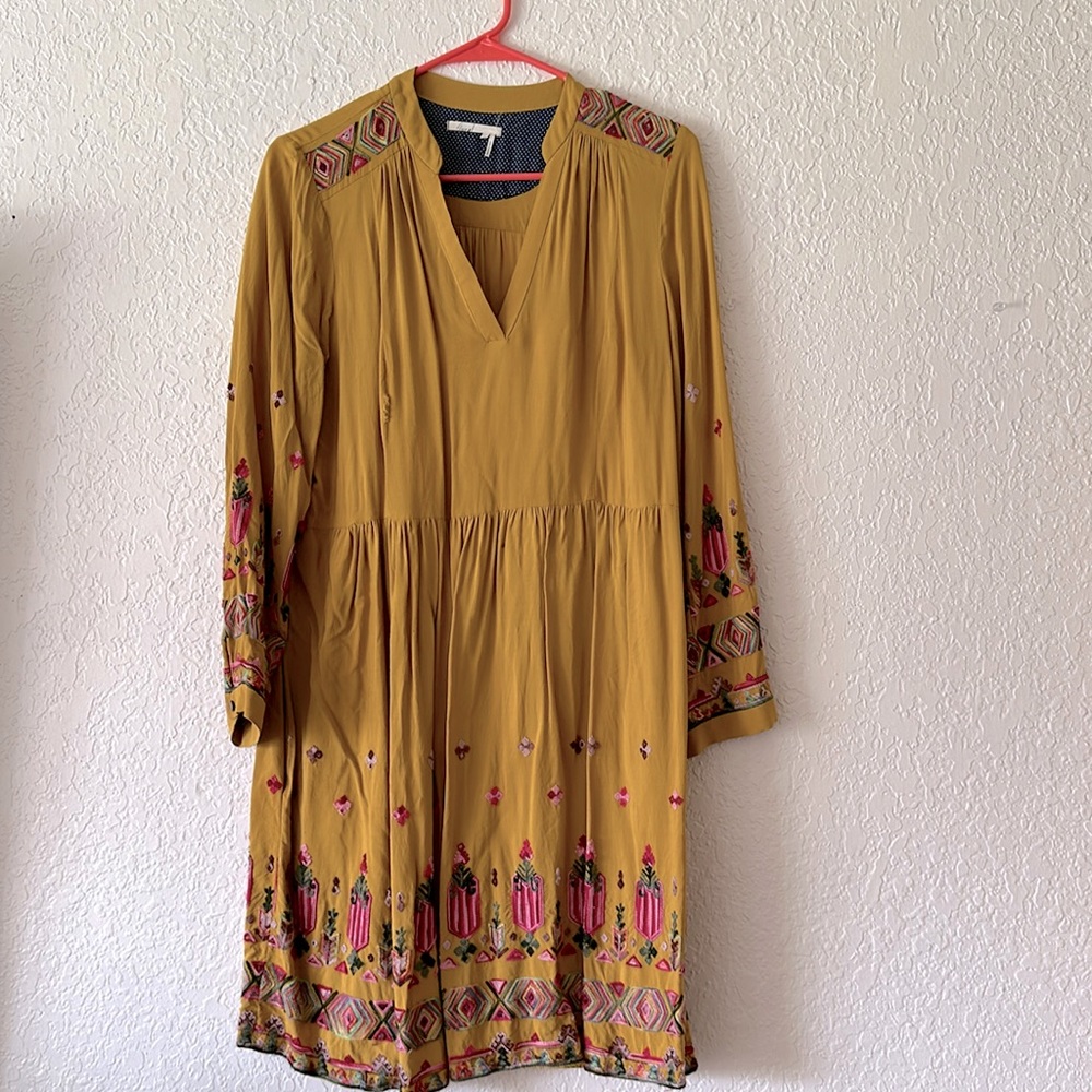 Floreat (via Anthropologie) Marigold/embroiderd Tunic Dress